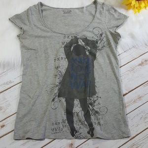 DKNY make love not war t-shirt